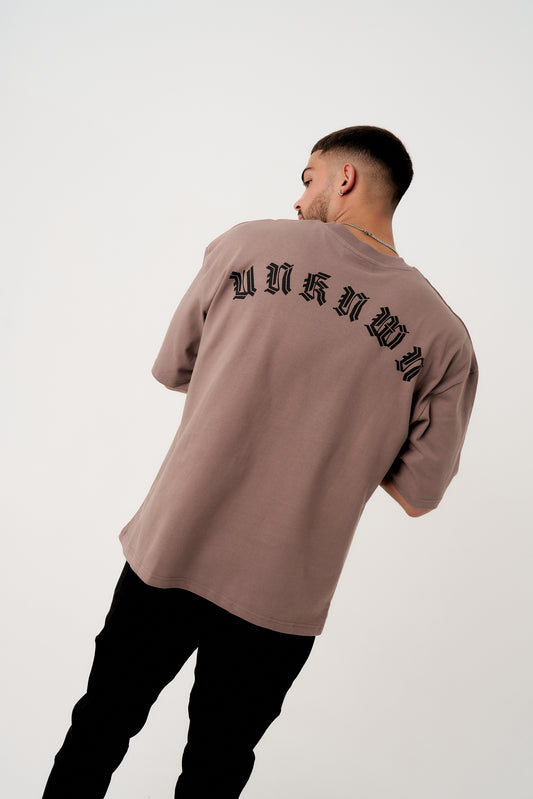 GOTHIC ARC TEE - TAUPE