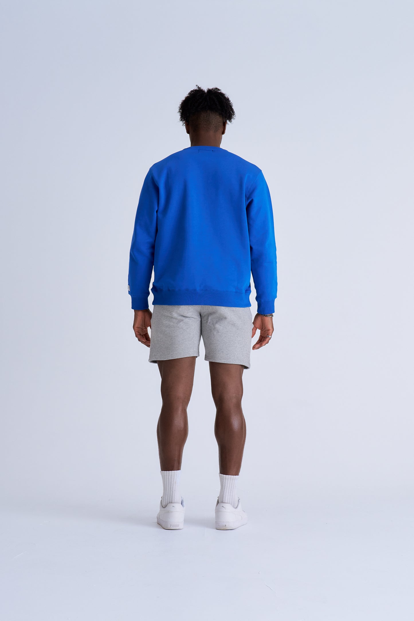 BOX LOGO CREWNECK - BLUE