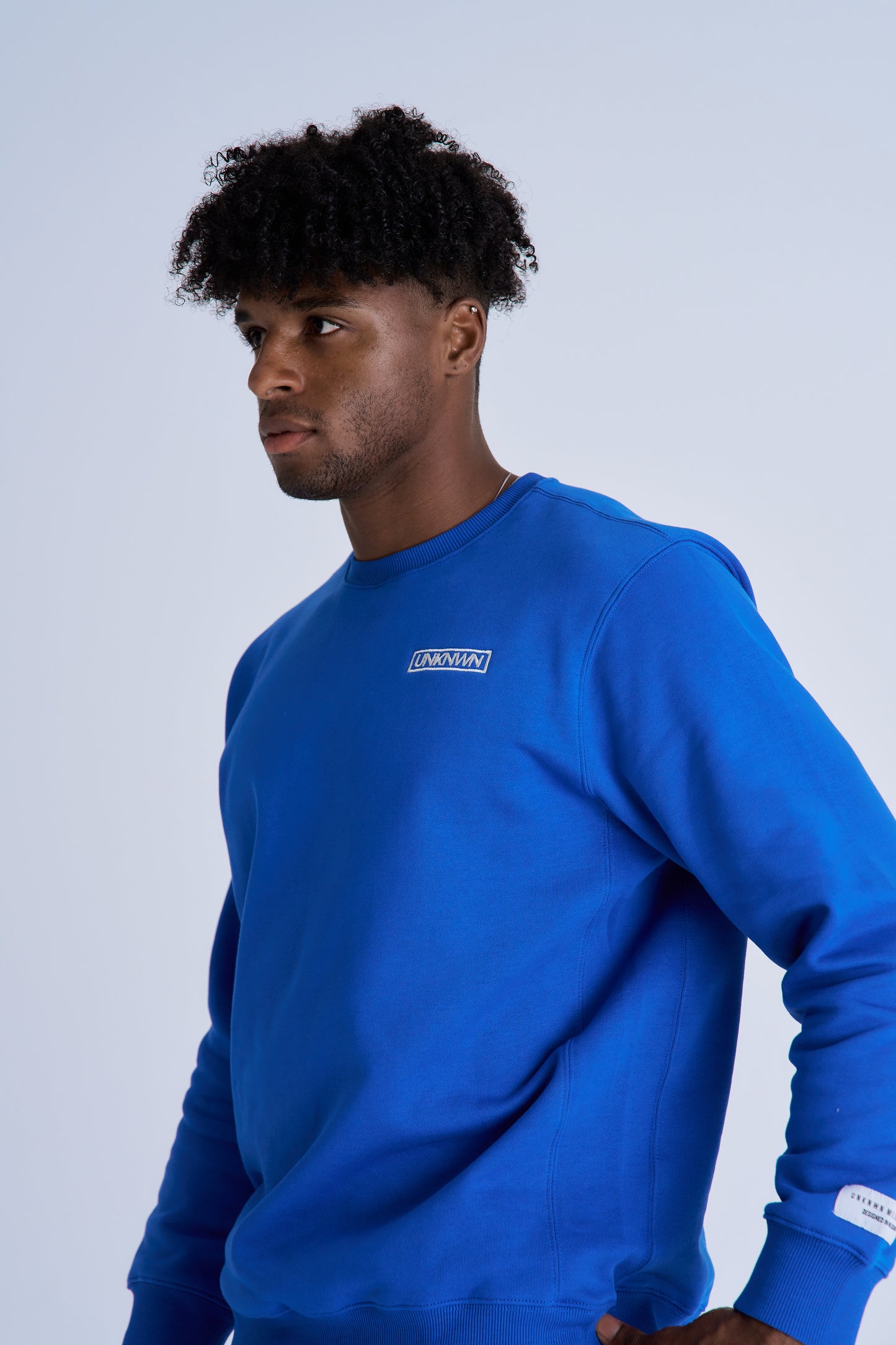 BOX LOGO CREWNECK - BLUE