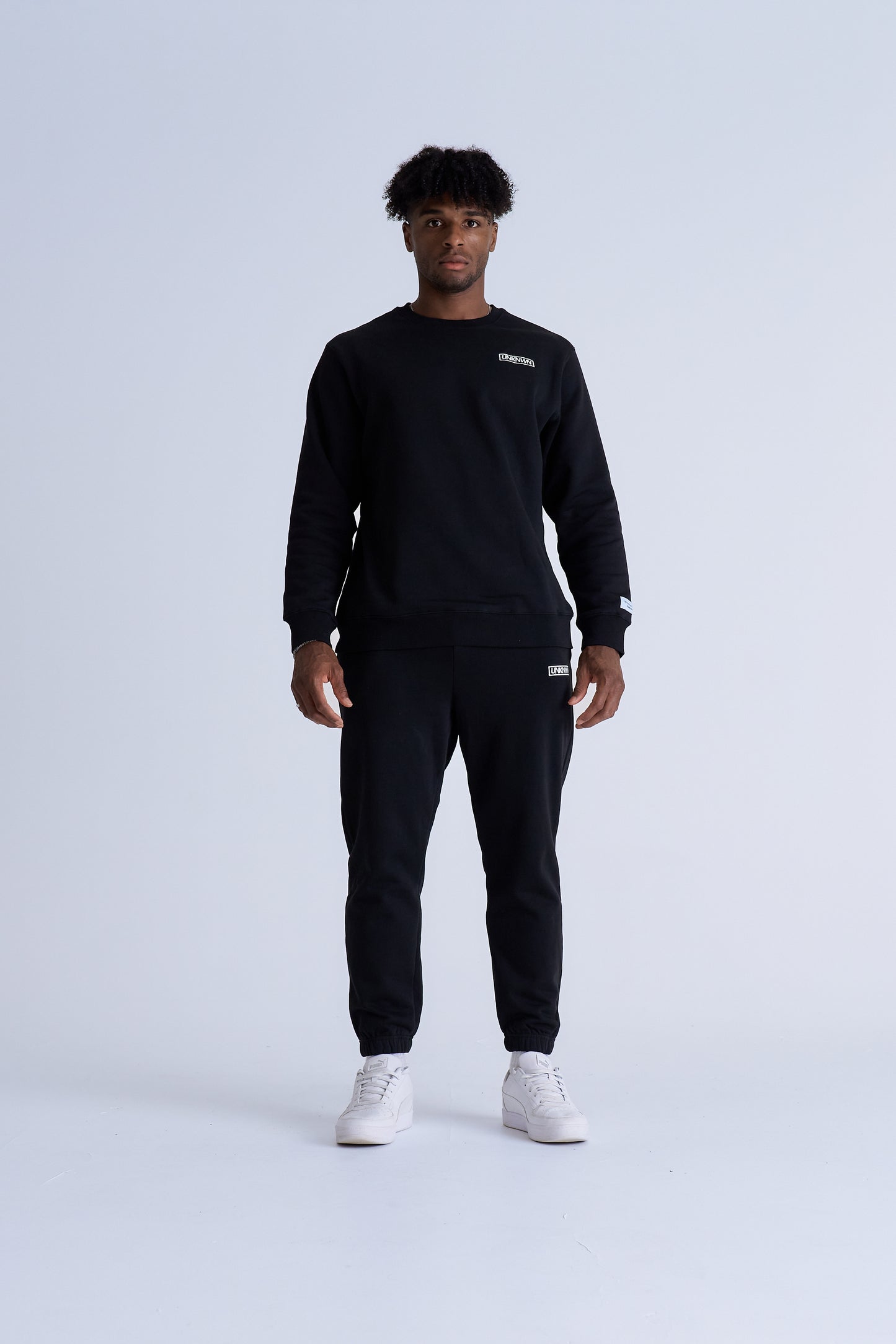 BOX LOGO CREWNECK - BLACK