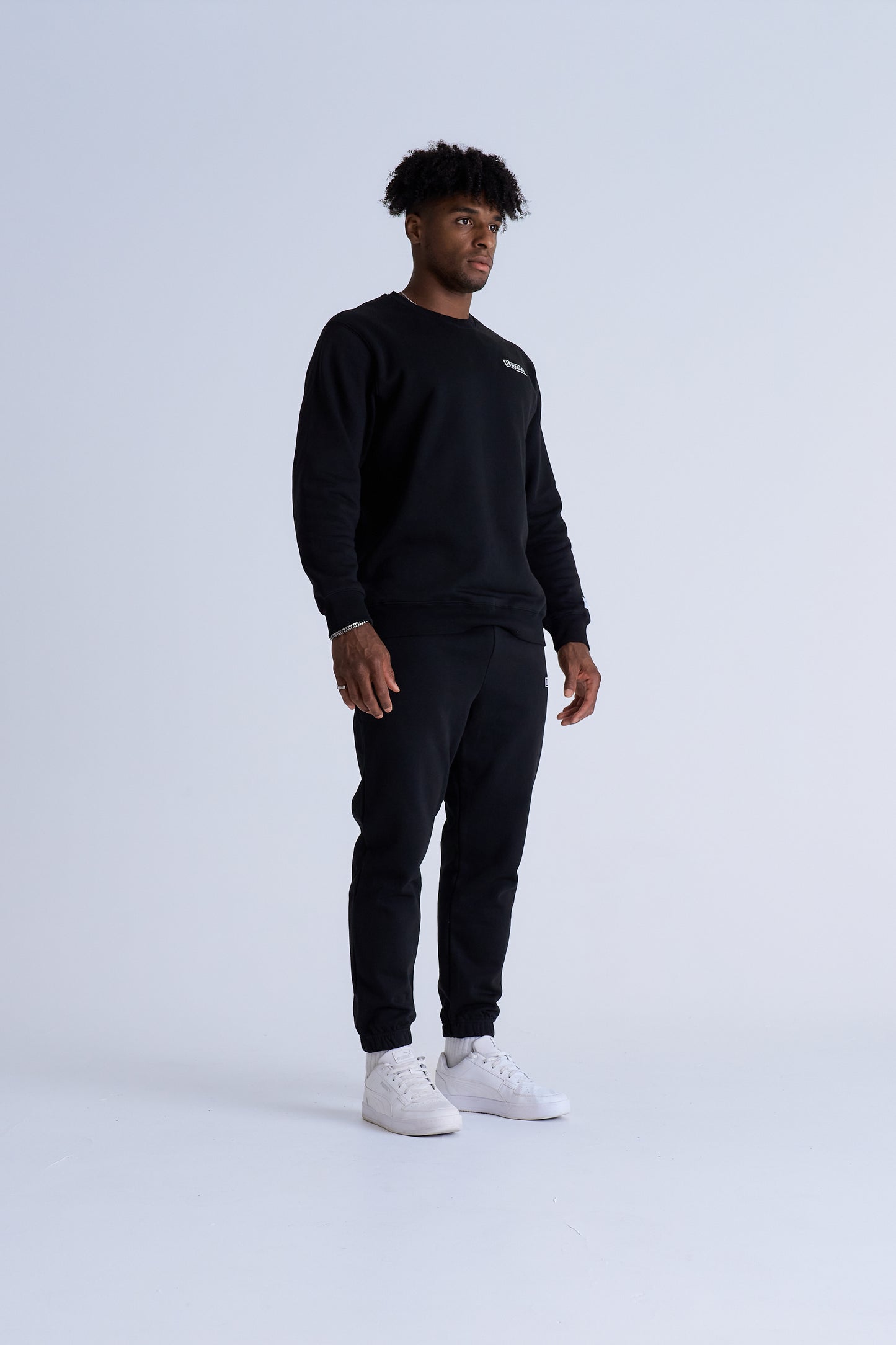 BOX LOGO CREWNECK - BLACK