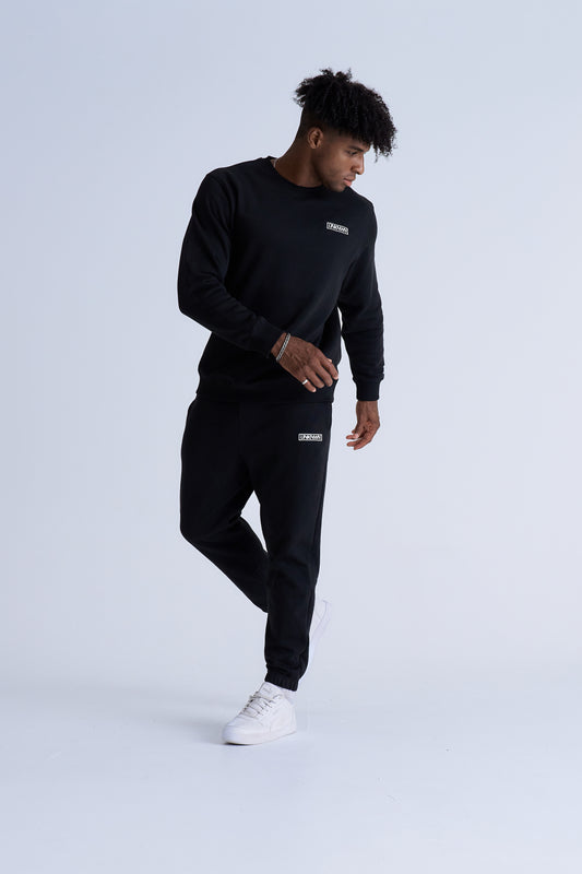 BOX LOGO CREWNECK - BLACK