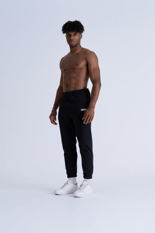 BOX LOGO TRACKPANTS - BLACK