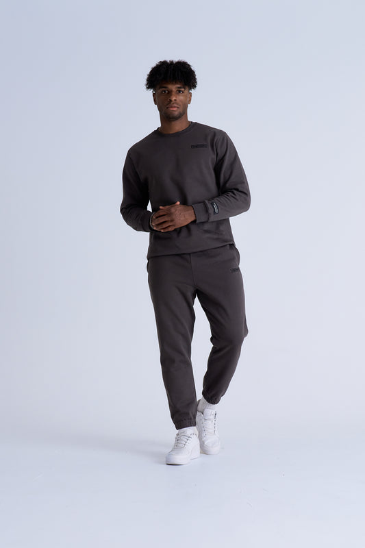 BOX LOGO CREWNECK - CHARCOAL